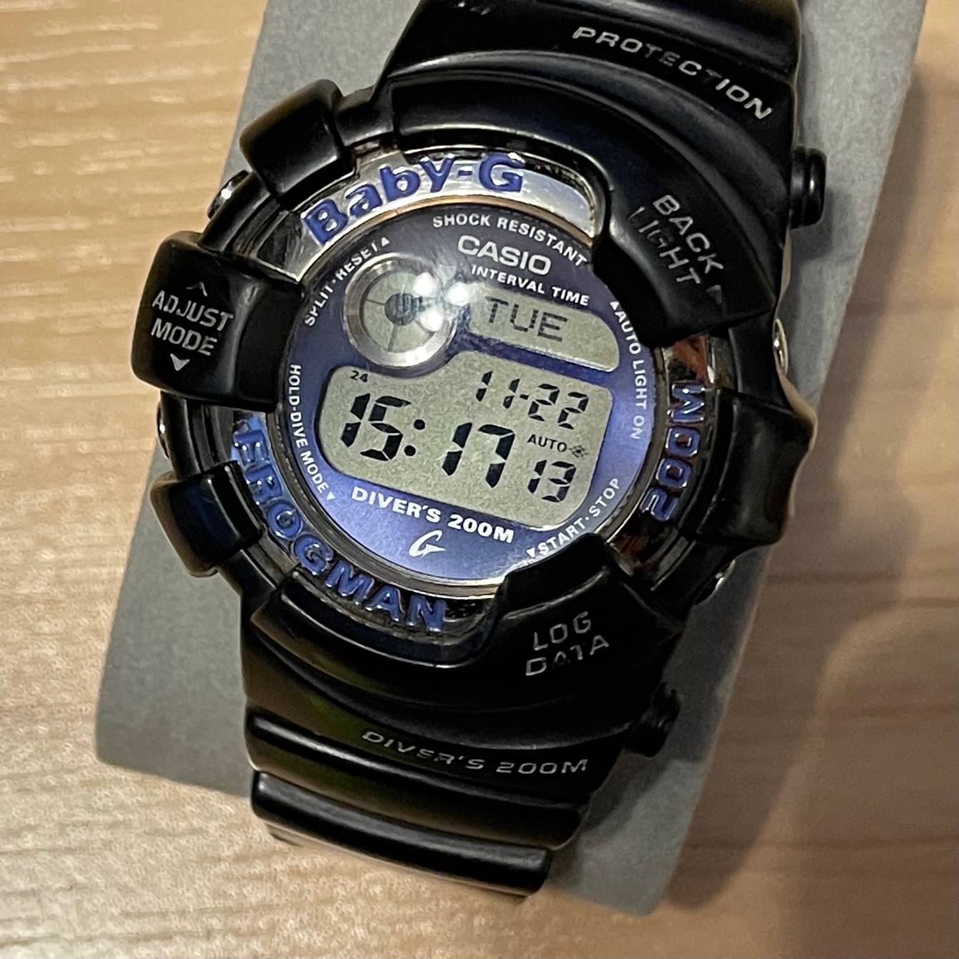 WTS] Casio G-Shock Baby-G Frogman BGW-100 Black Blue Digital Watch 