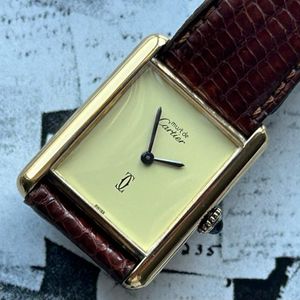 Cartier Tank Louis Quartz 18K Yellow Gold New Strap 1140 Uknownn » Watches  catalog