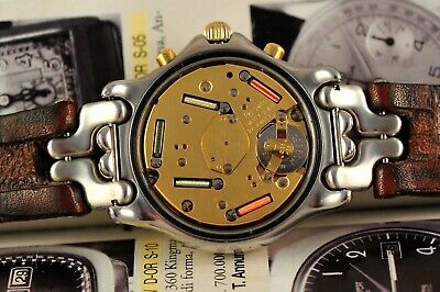 Vintage Swiss Tag Heuer S35.406 Chronograph 200M Date Two Tone