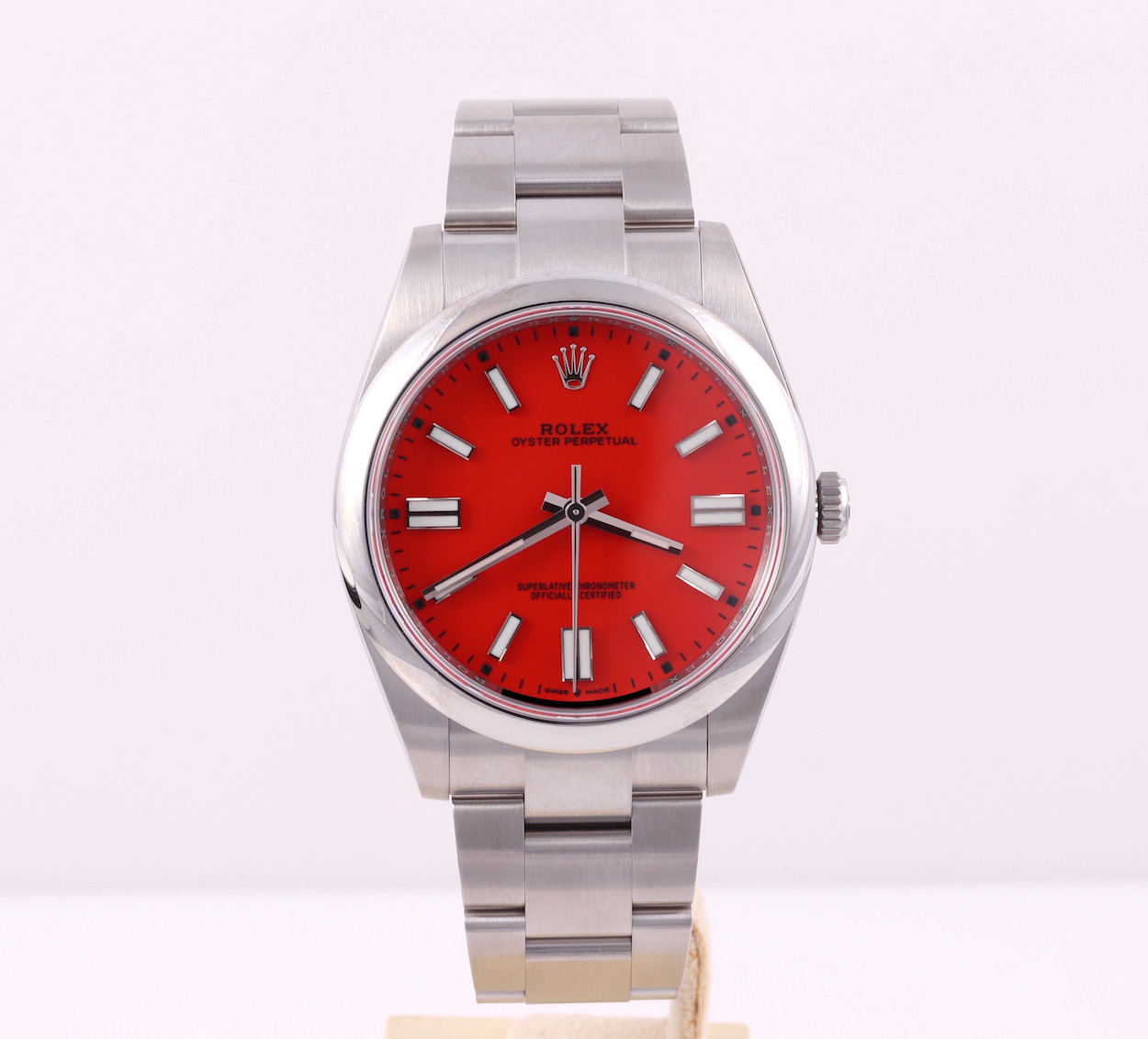 Coral discount red rolex