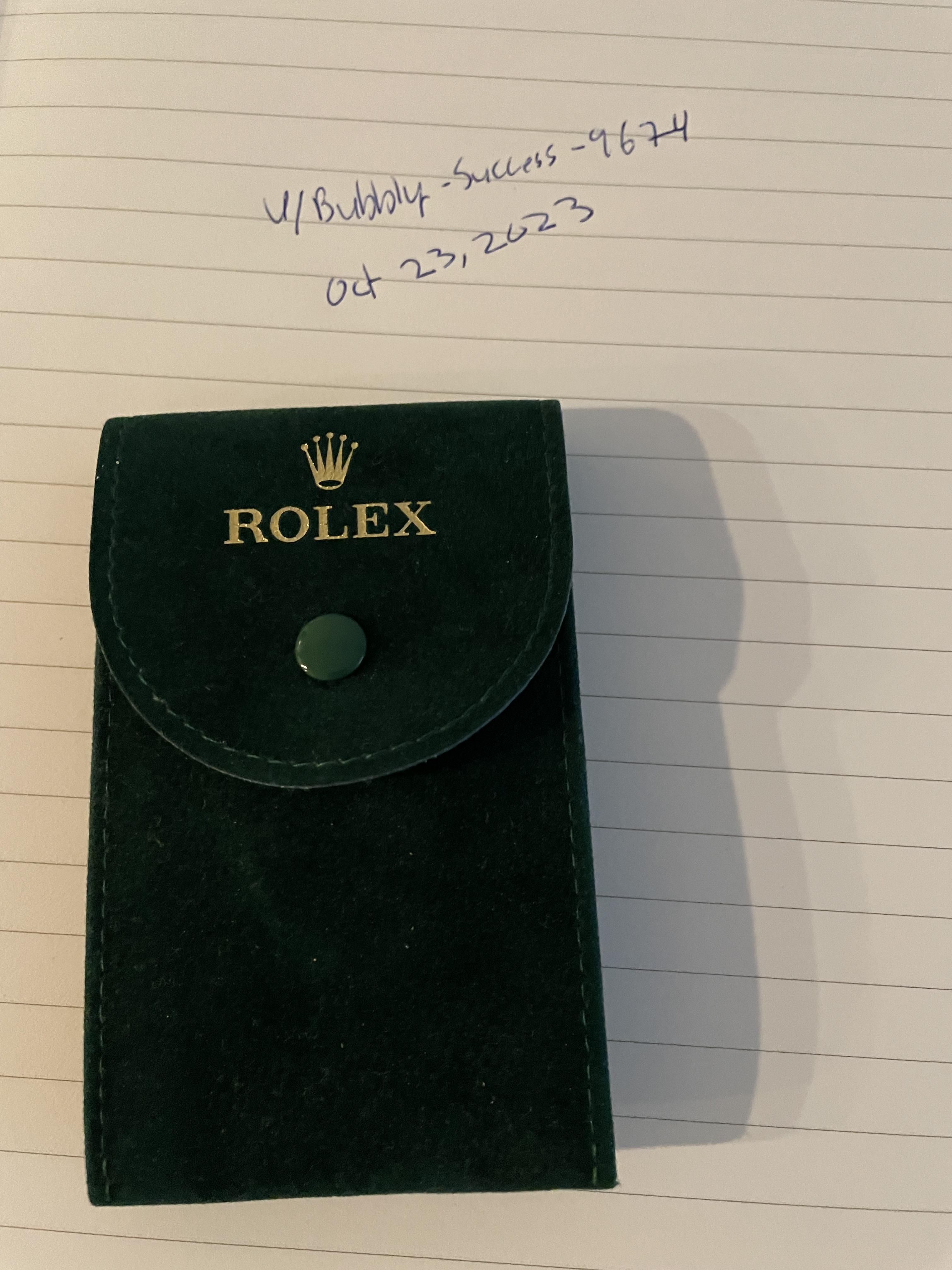 Rolex service pouch hot sale