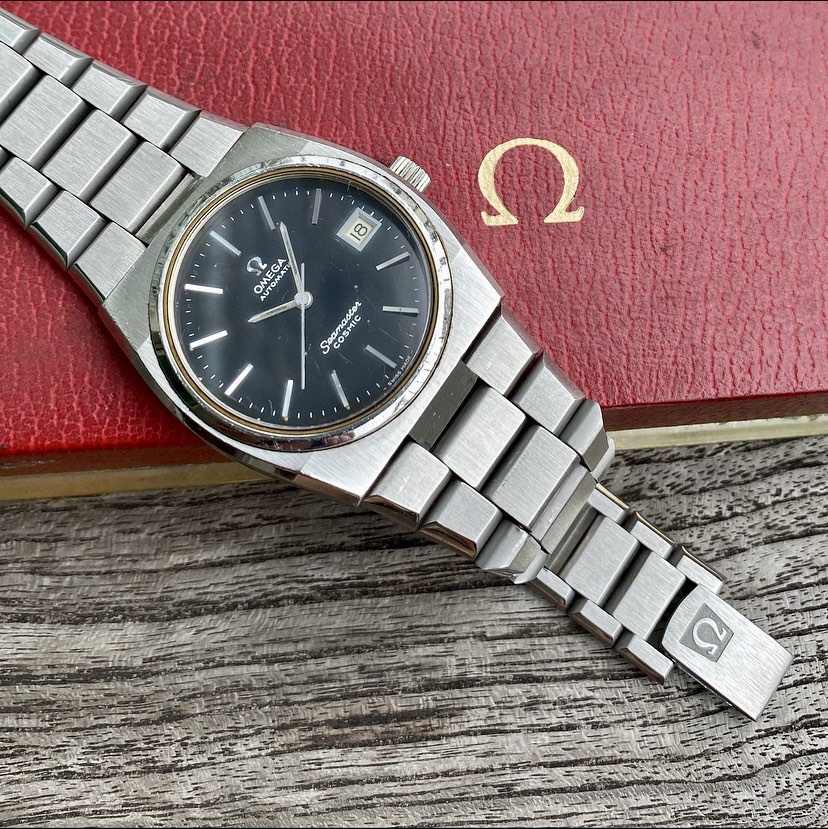 Box set Sharp case Vintage Omega Seamaster COSMIC DATE