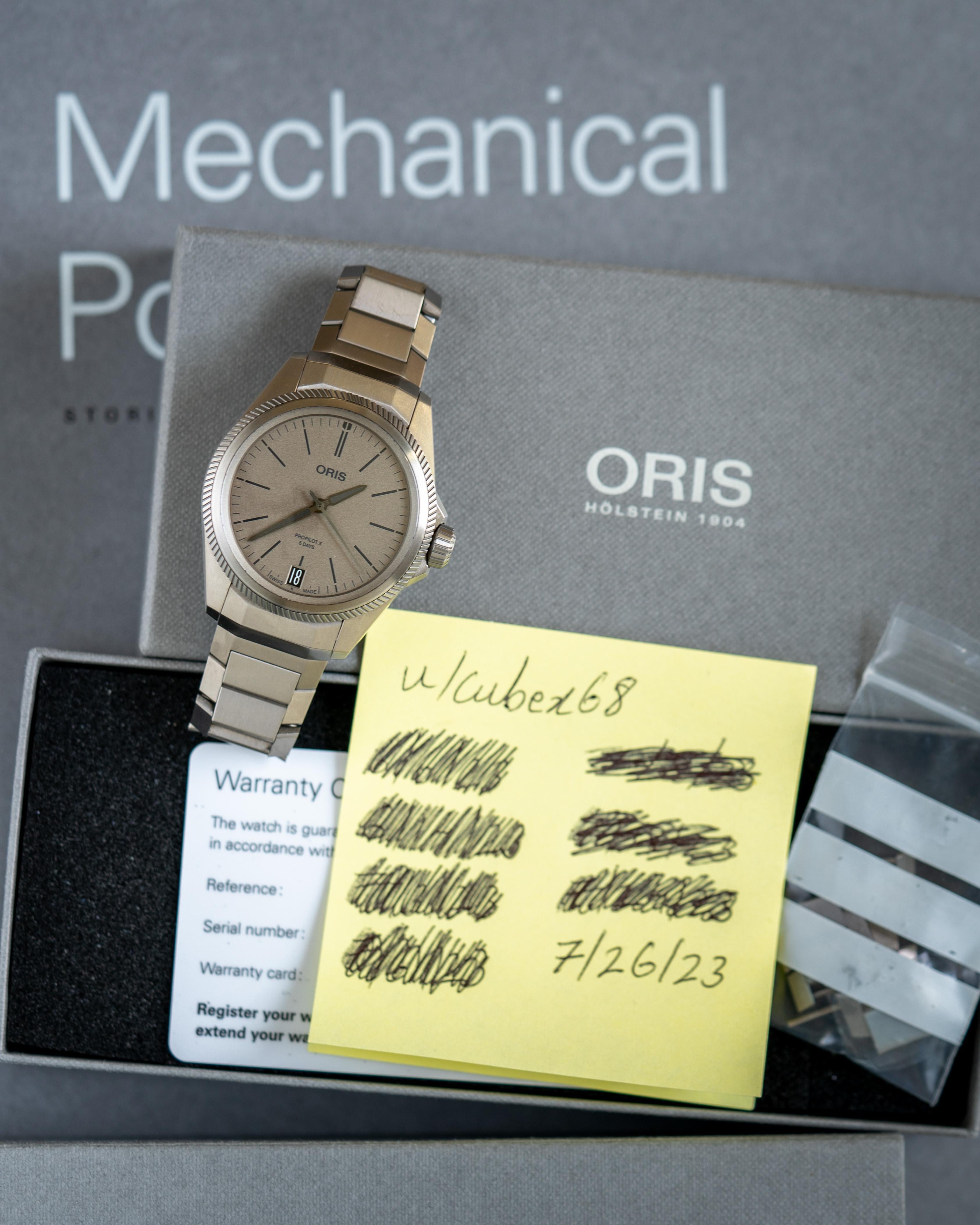 WTS ORIS ProPilot X Caliber 400 1 999 WatchCharts Marketplace