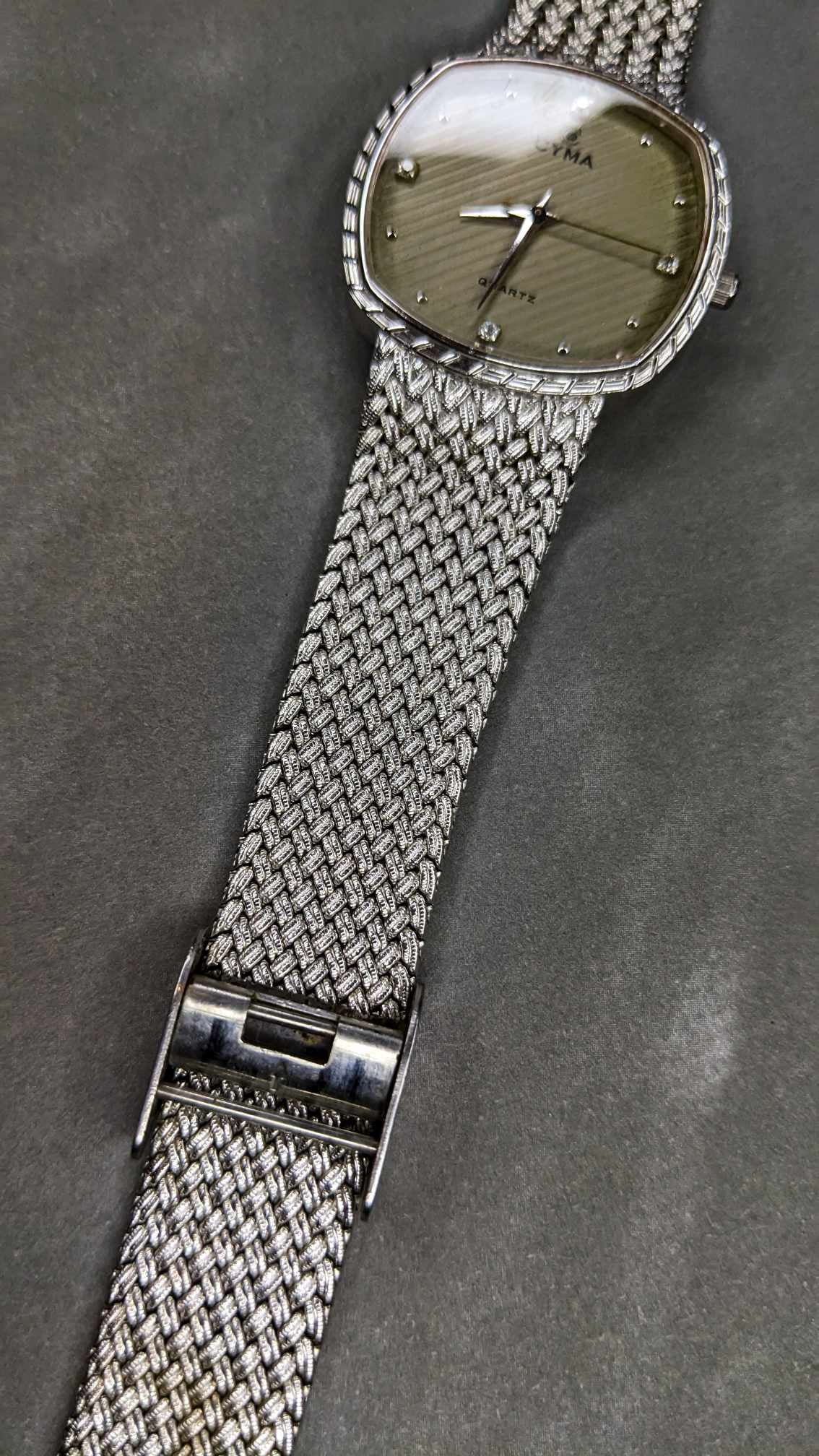 CYMA ク ペアウォッチ 腕時計 604☆,616 WTS] Vintage CYMA 604 Diamond Dial Swiss Watch | WatchCharts