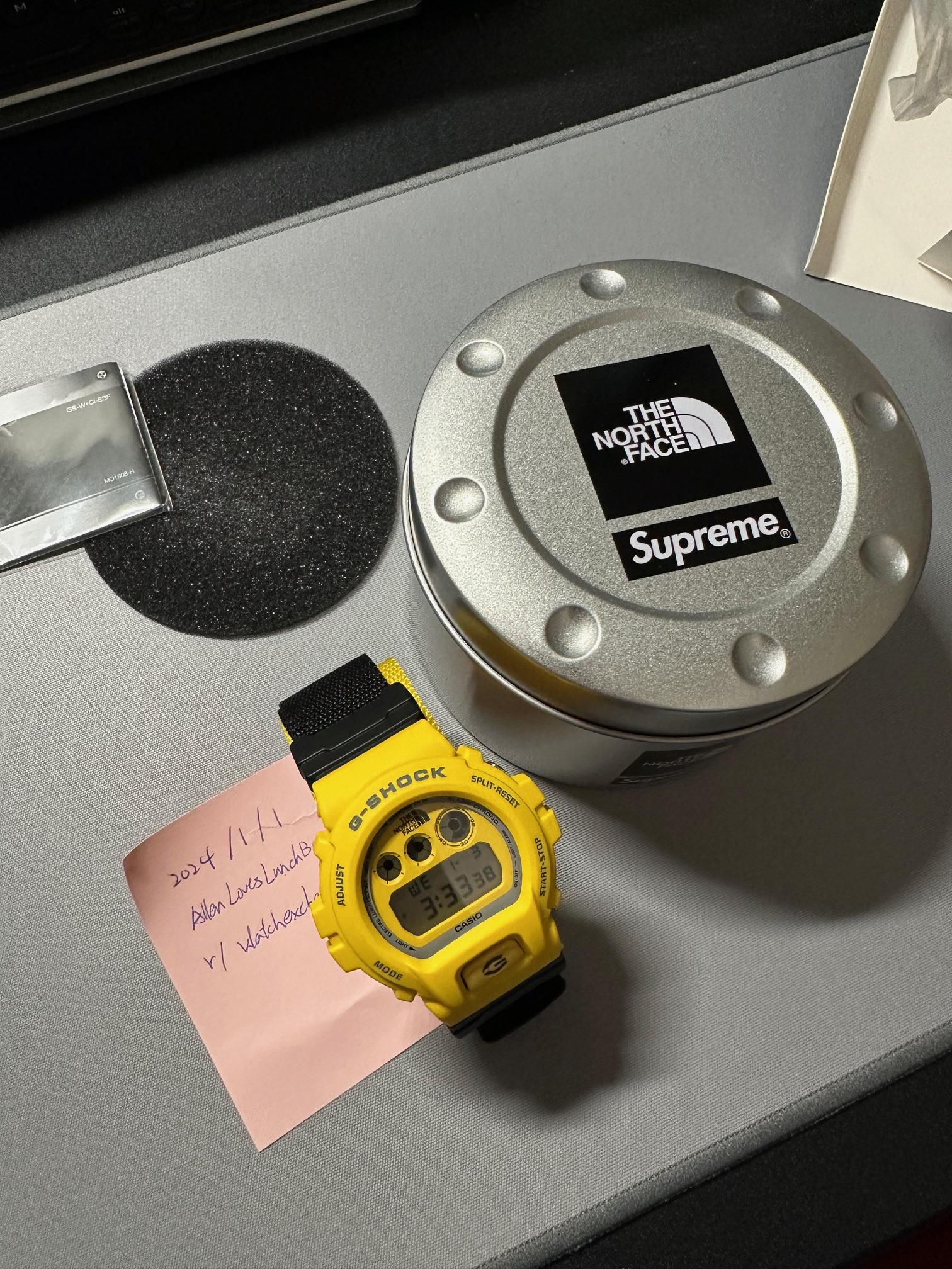 サイズ交換ＯＫ】 Supreme The North Face G-SHOCK Yellow | engeikos