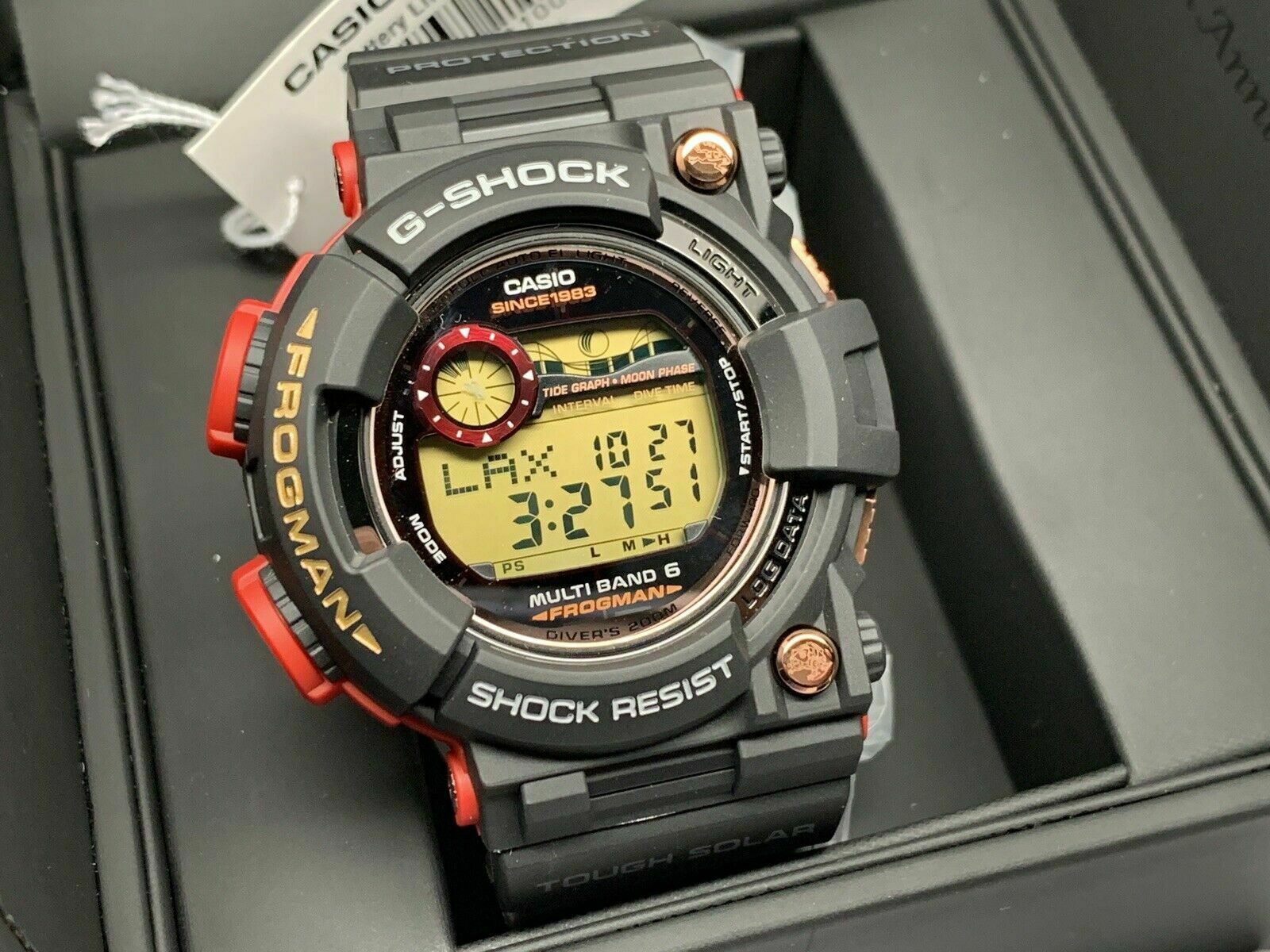 Casio frogman clearance magma