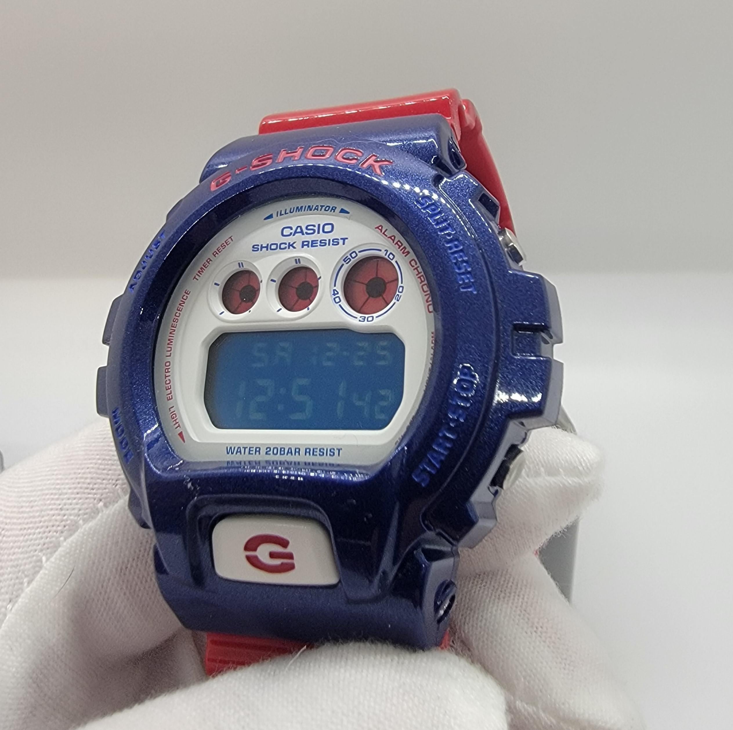 Casio DW-6900AC-2 Red, White, Blue (DW6900AC)