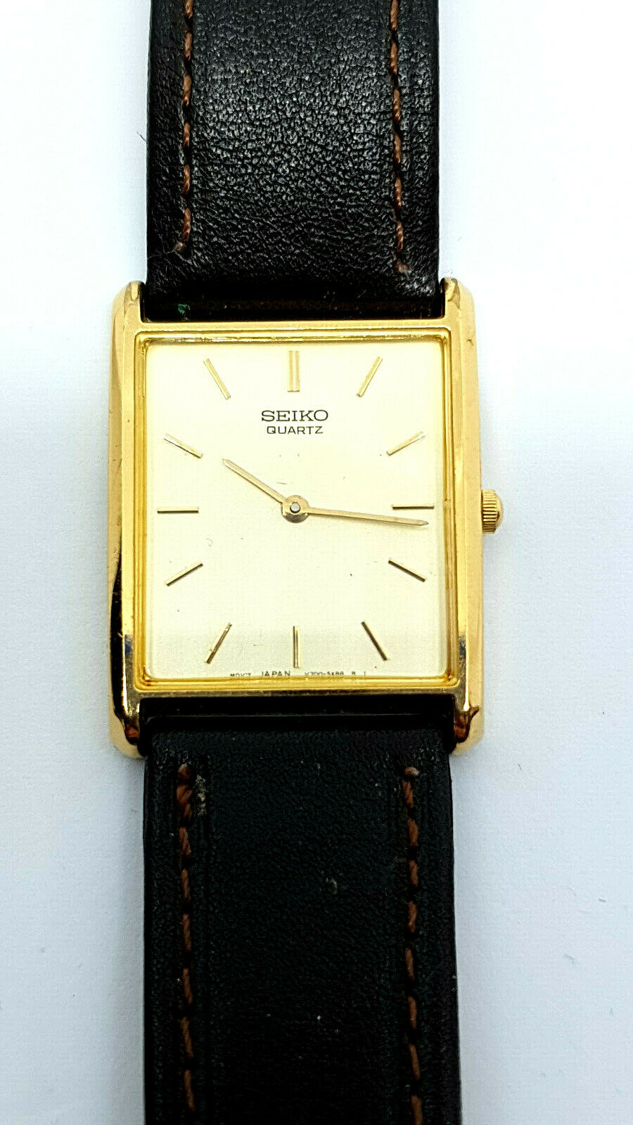 GENTS WRISTWATCH - SEIKO V700-5k30 - Gold Plated - Quartz