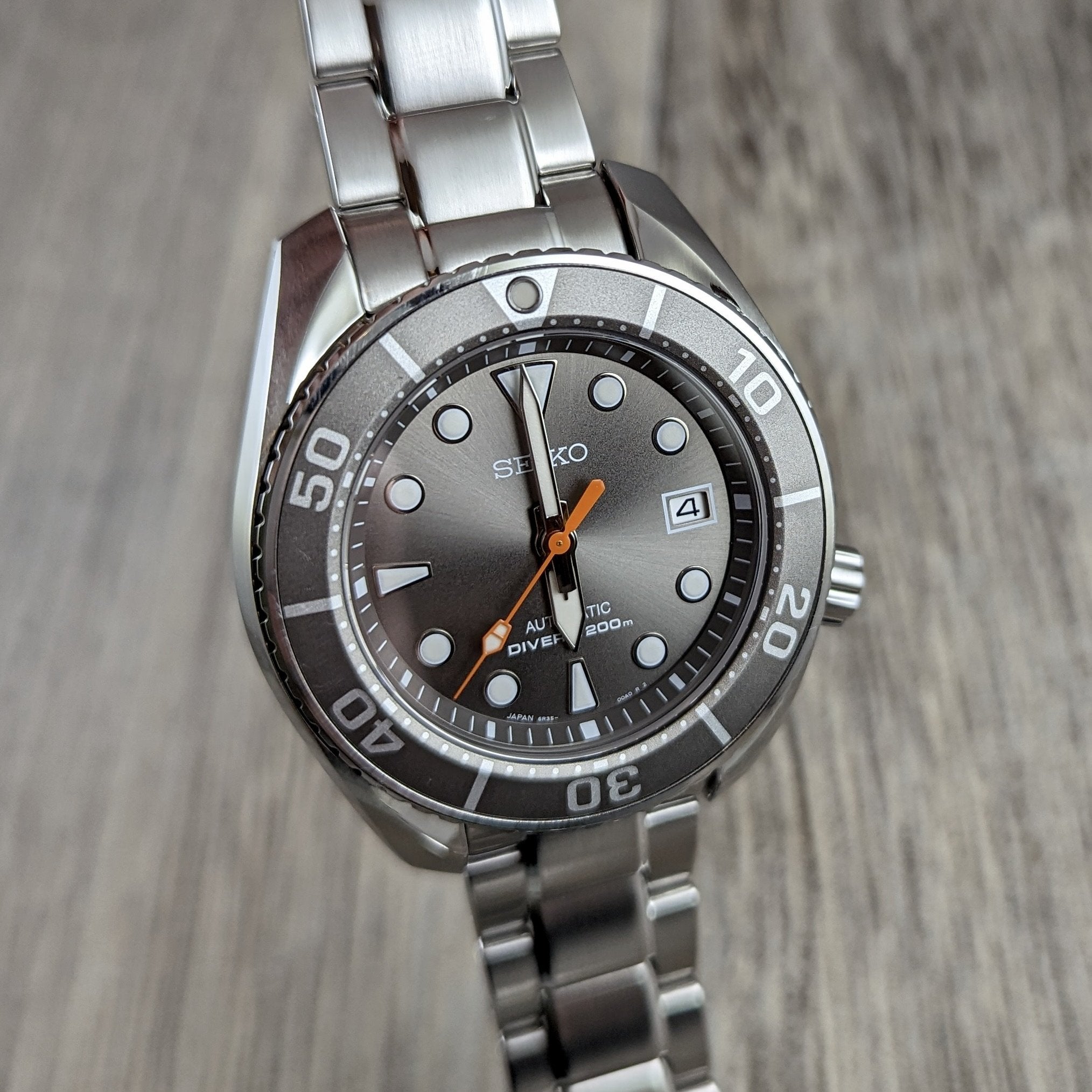 Seiko Sumo SBDC097 JDM Anthracite Grey Dial - Full Set [$450 USD] |  WatchCharts Marketplace