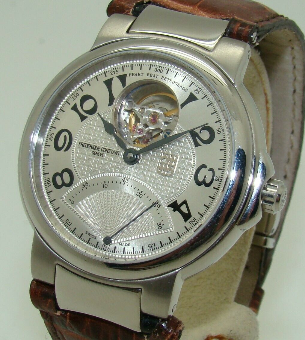 FREDERIQUE CONSTANT 38mm AUTOMATIC HEARTBEAT RETROGRADE MEN s