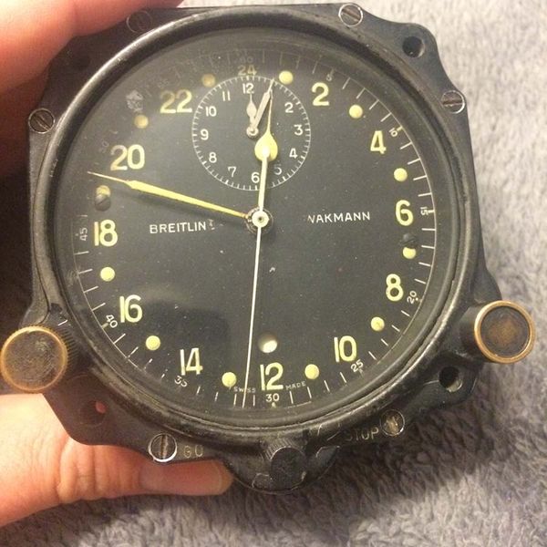Breitling Desk clock, removed from plane, 400 WatchCharts