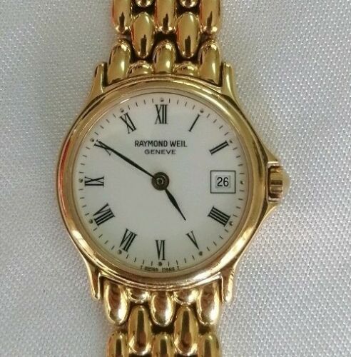 Raymond Weil Chorus 5368 MC 00308 Ladies Watch 24mm Gold Plated