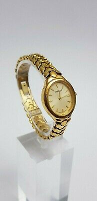 Tissot Ladies Swiss made Gold plated bracelet watch 328.S826