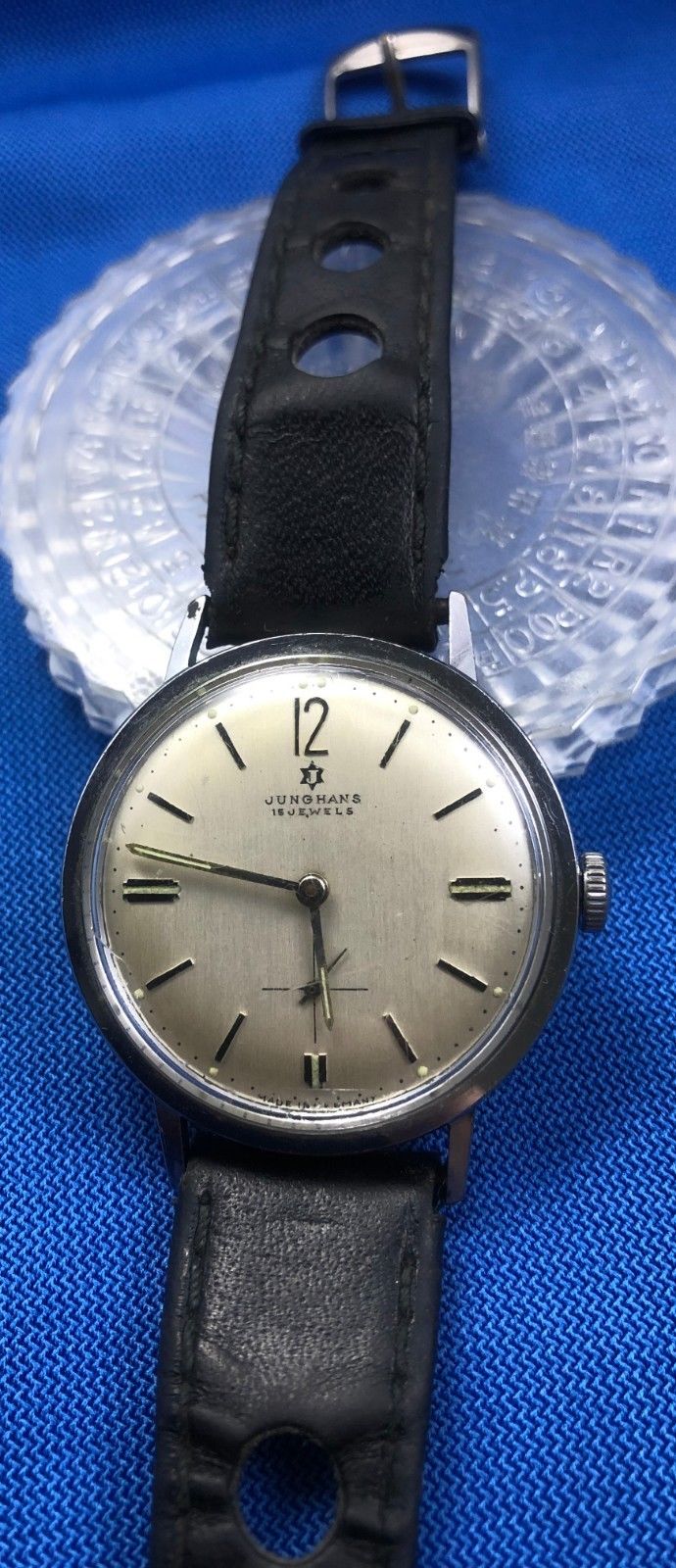 Vintage Junghans German Watch. Cal 693E. 15 jewels 1950 s Germany