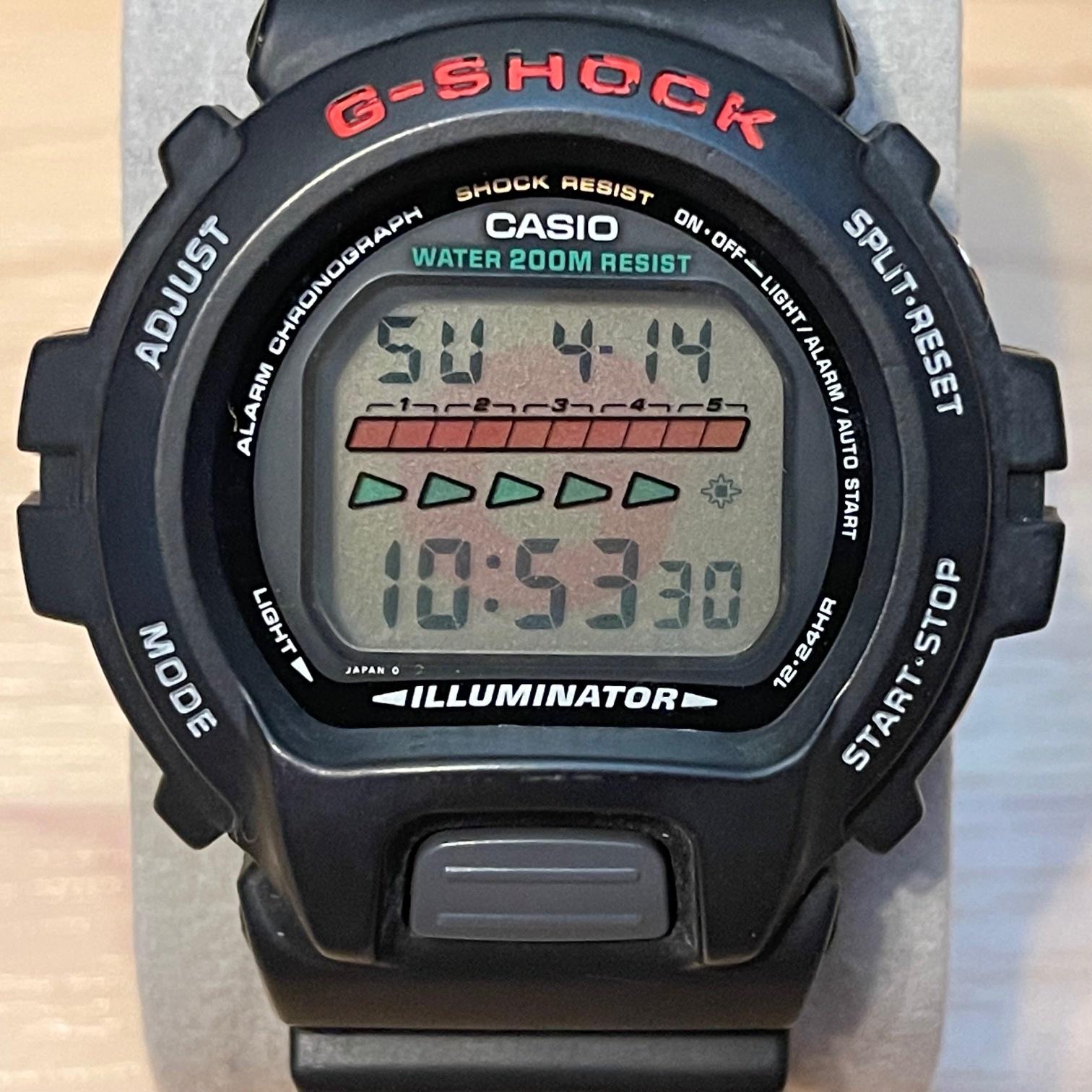 SALE人気CASIO G-SHOCK DW5700C - 9GV 時計