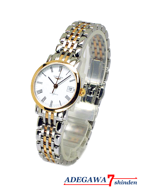 Longines Elegant Collection SS K18PG White Dial