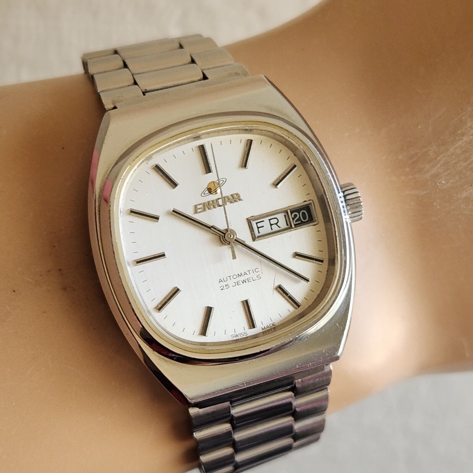 Vintage ENICAR 25Jewels men's automatic watch 2168-51-48