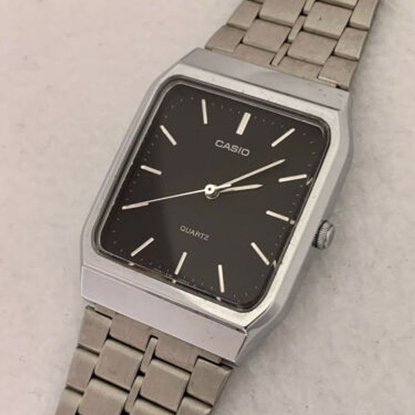 Vintage Casio Quartz MQ-337 Wrist Watch Black Dial Casio