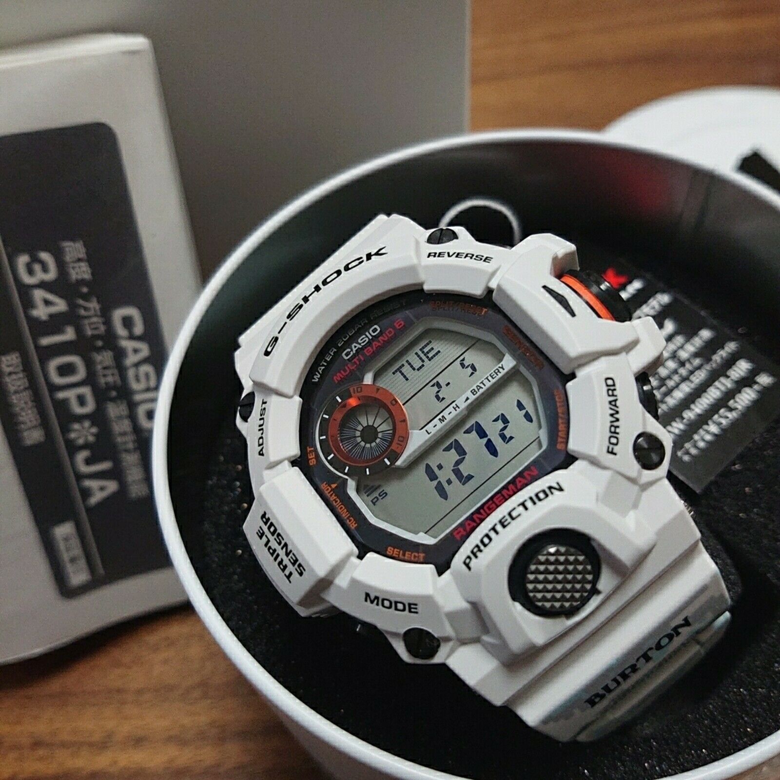 CASIO G-Shock Rangeman x Burton Collaboration Multiband 6 Watch GW-9400BTJ- 8JR | WatchCharts Marketplace