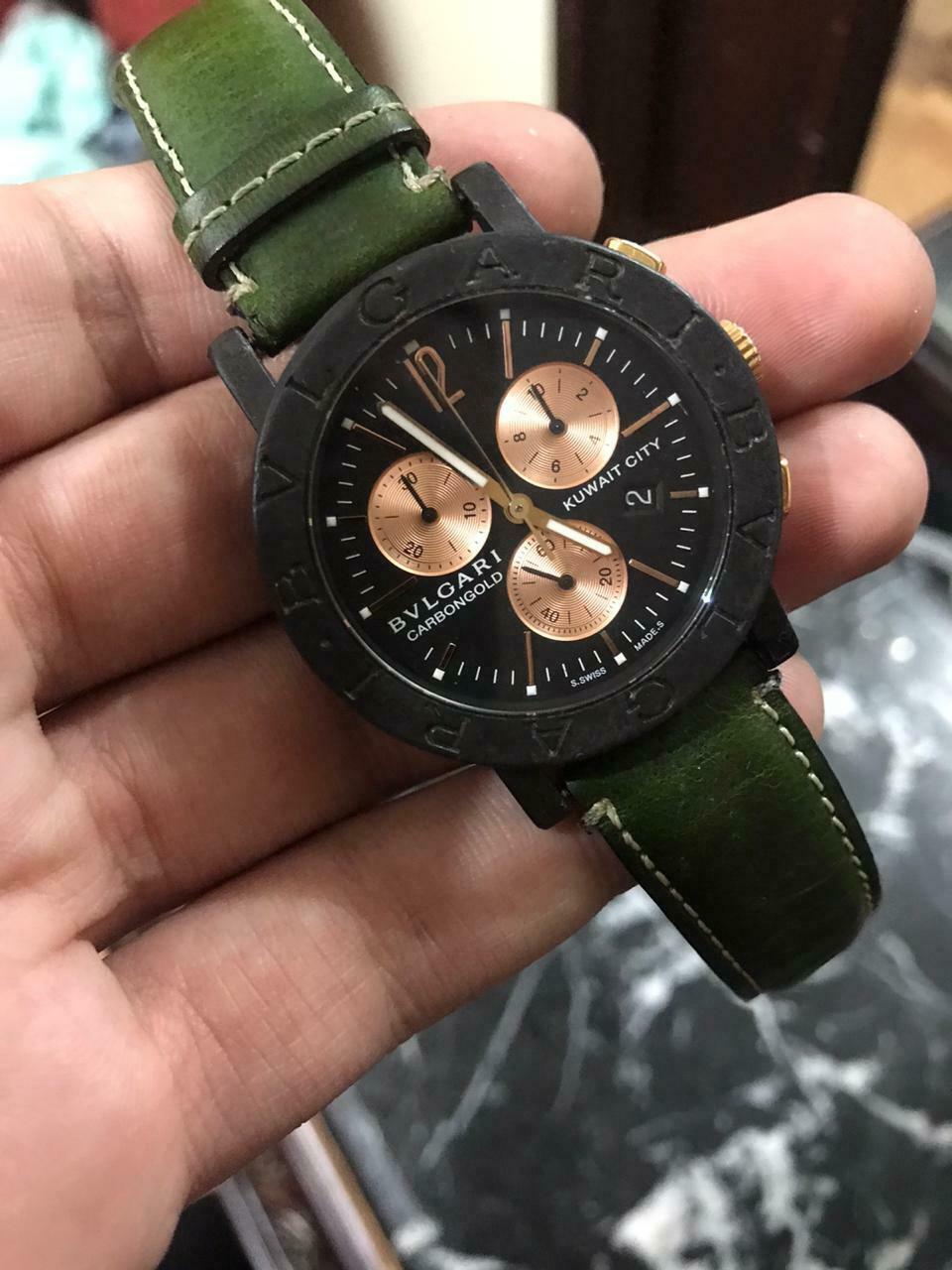 Kuwait chronograph wrist watch 