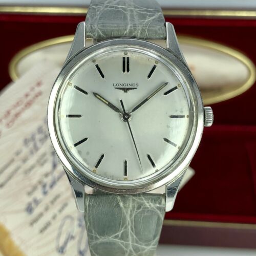 Vintage Longines Ref. 6995 Cal. 23ZS 35mm Box Papers From 1965