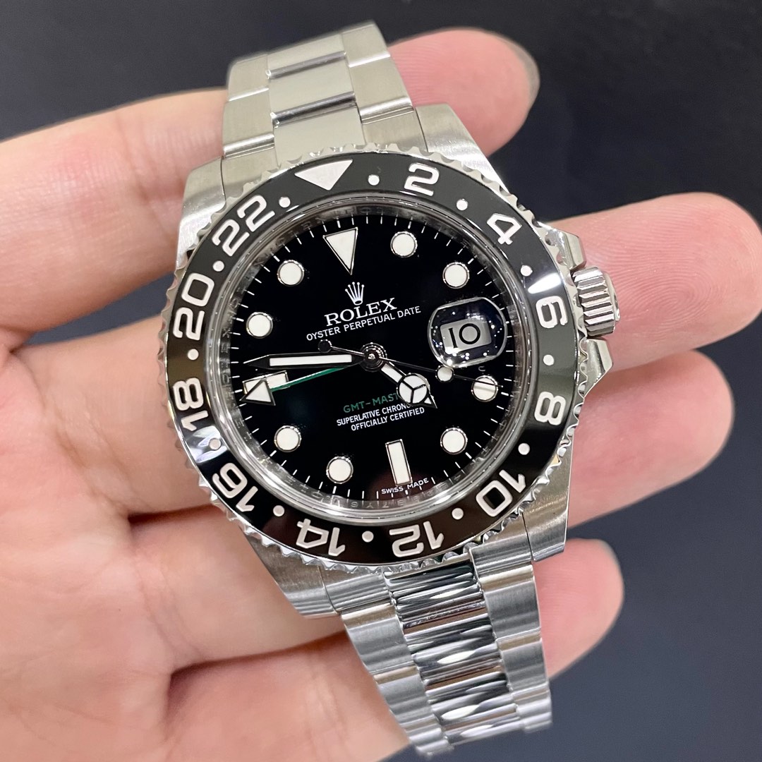 Rolex GMT Master II 116710LN Ceramic Bezel WatchCharts Marketplace