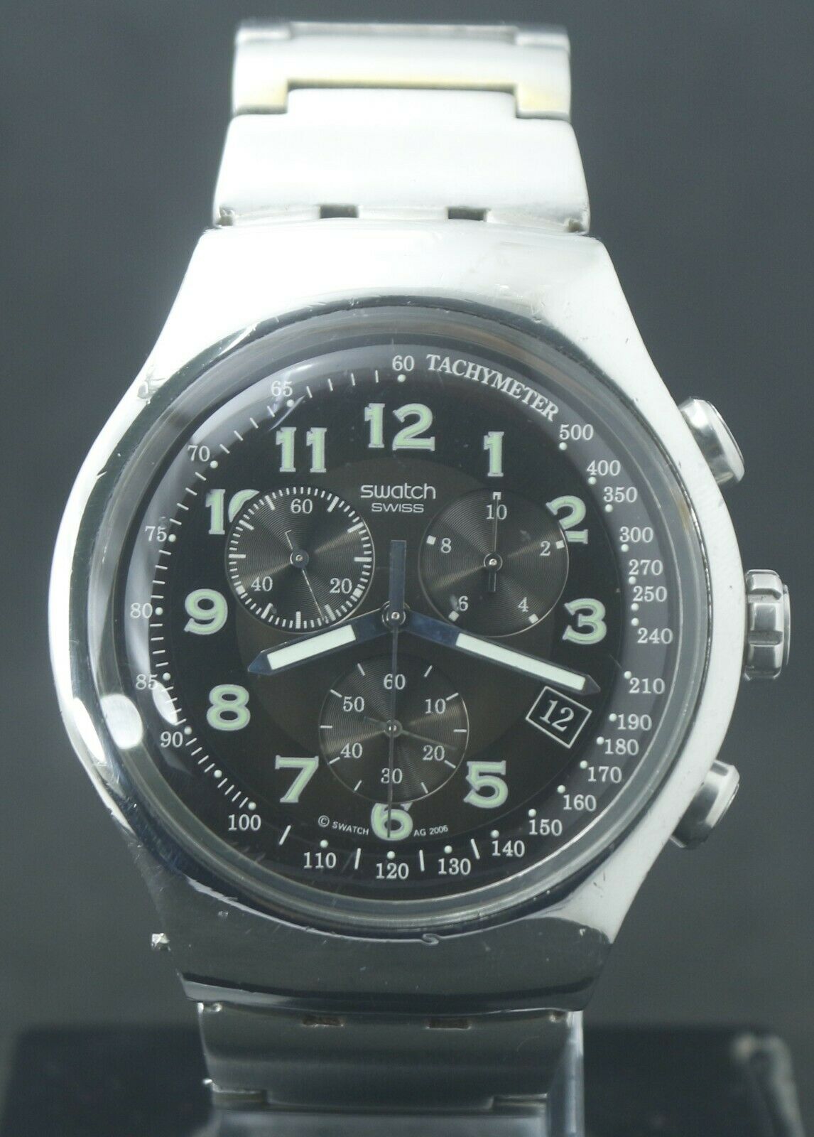 GENUINE SWATCH IRONY TACHYMETER CHRONOGRAPH QUARTZ MEN S JUMBO