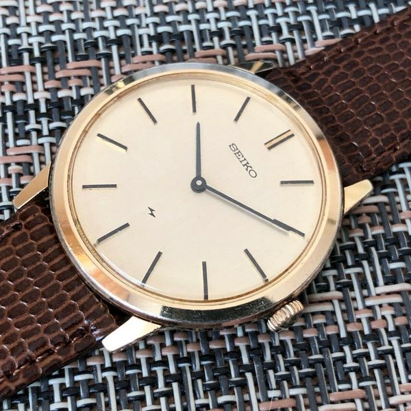 Vintage Seiko Chariot 2220-0180 High-Beat Gold plated | WatchCharts