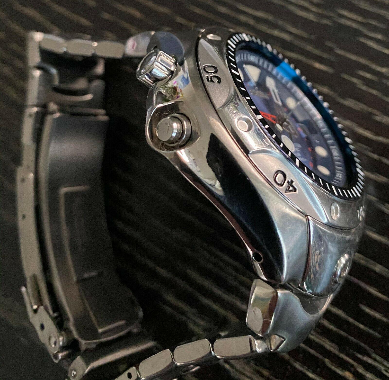 SEIKO MARINEMASTER Kinetic Titanium Scuba 200M 5M65-0A60 / SBCW017