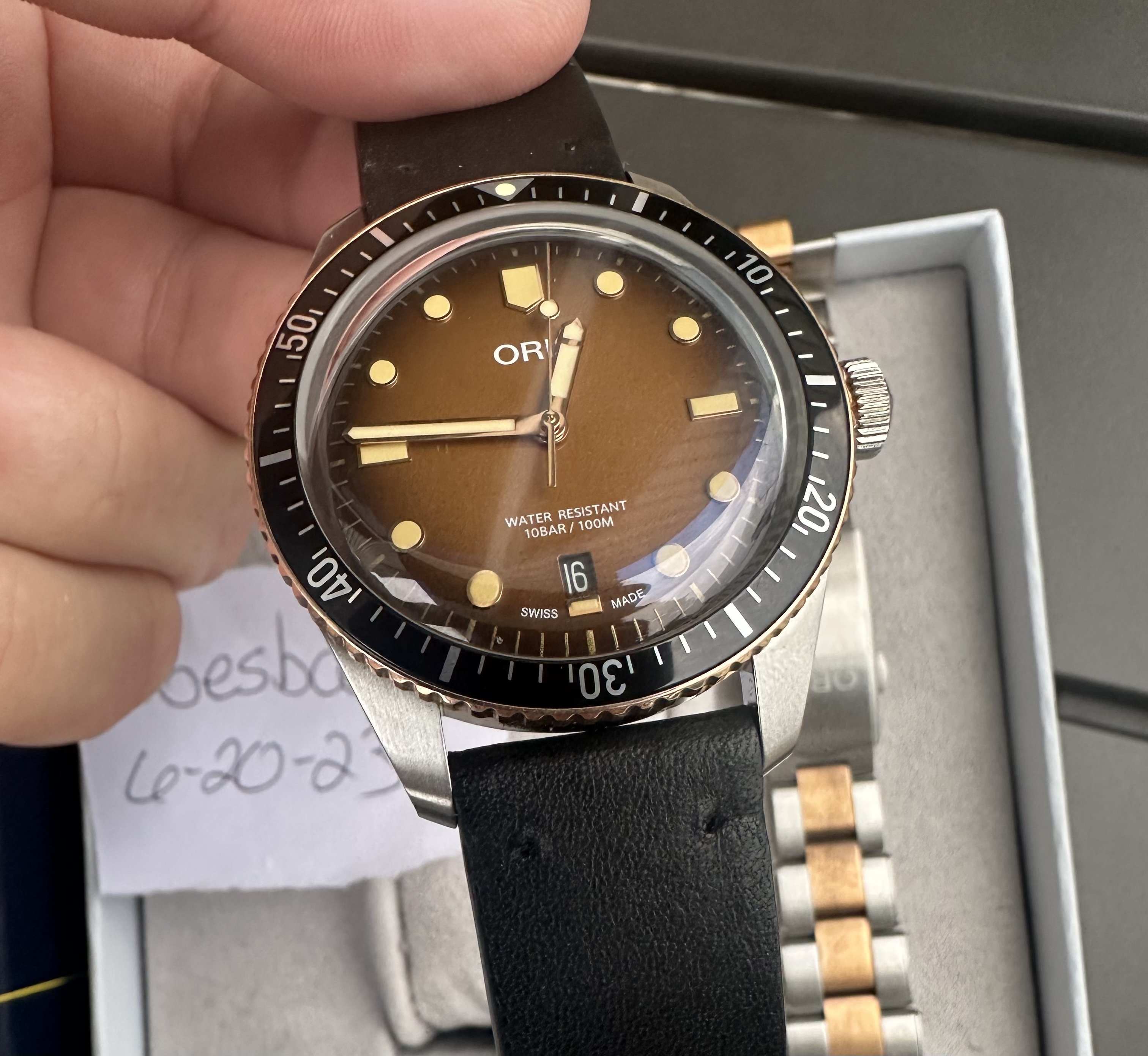 Oris diver 65 bronze clearance 40mm