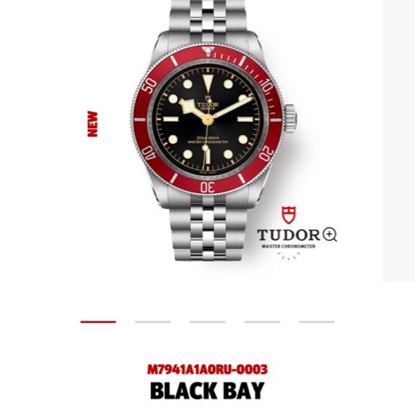 Tudor Black Bay m7941A with jubilee bracelet as original 