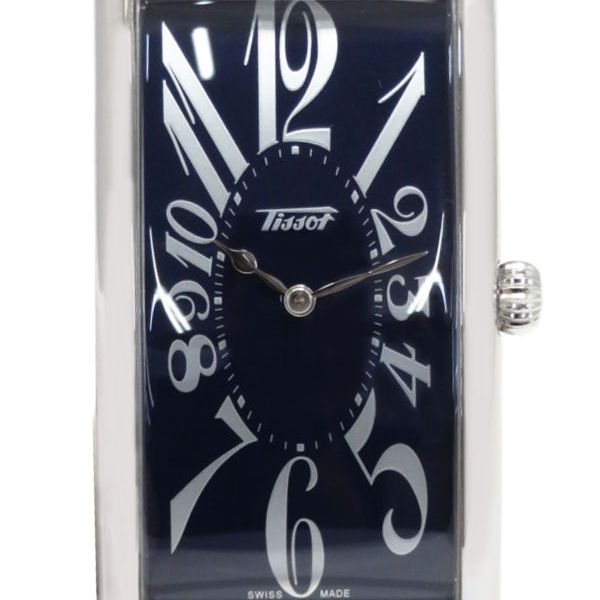 Tissot Heritage Banana T117.509.16.052.00 - Orologio Uomo Al Quarzo, Cassa Rettangolare Acciaio, Cinturino Pelle Effetto Coccodrillo - 2