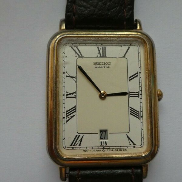 Vintage Seiko Quartz Watch 5Y39 | WatchCharts