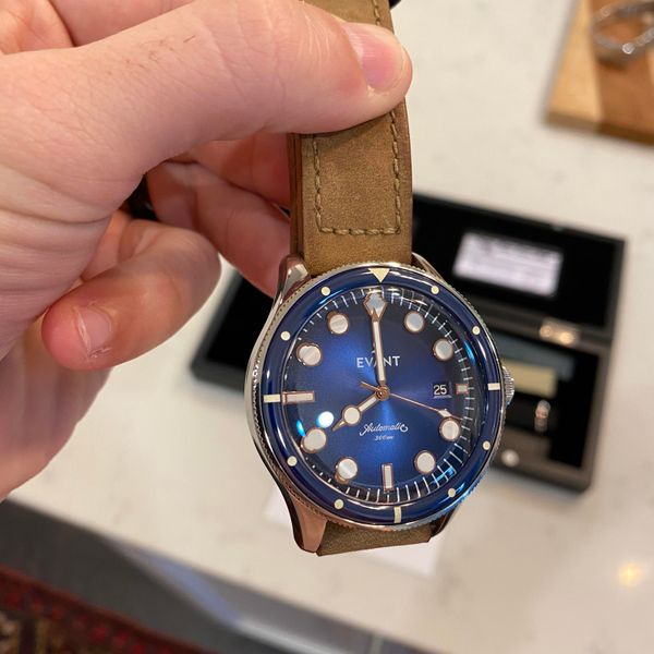 [WTS] Evant Tropic Diver Fume Blue $350 | WatchCharts