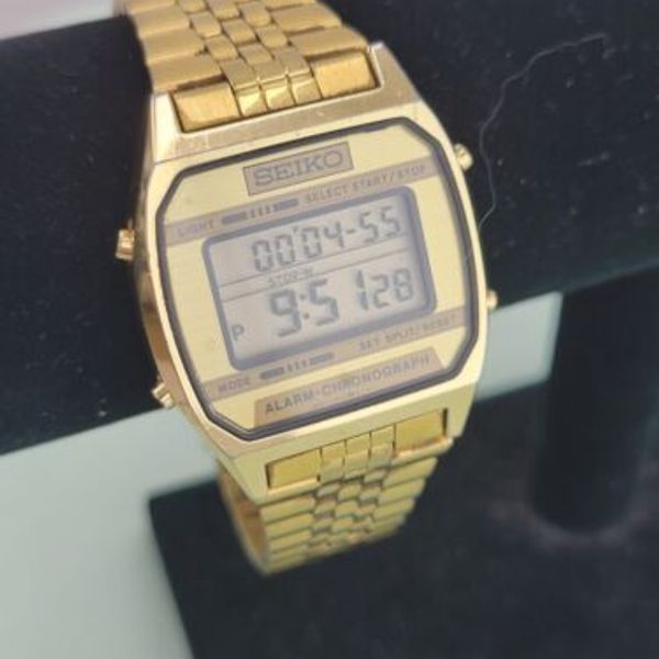 Vintage Seiko Digital Watch - A904-5199 Gold Alarm Chronograph w/ New  Battery | WatchCharts
