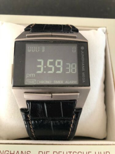 Junghans mega 1000 digital radio controlled watch best sale