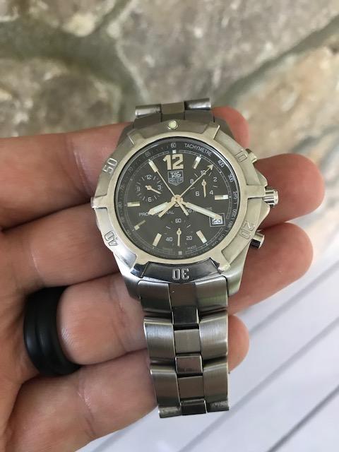 WTS TAG Heuer Professional 2000 Exclusive Black Dial Steel Mens