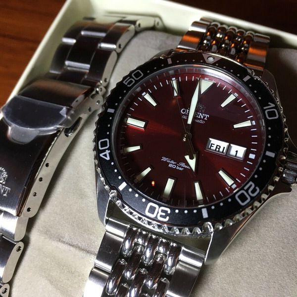 Orient Kamasu Red (RNAA0003R) Modded DoubledDomedAR Sapphire + BoR