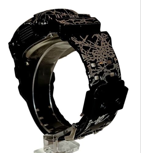 Casio G-SHOCK 5146 Men's XLARGE GA-110SL Black & White TATTOO
