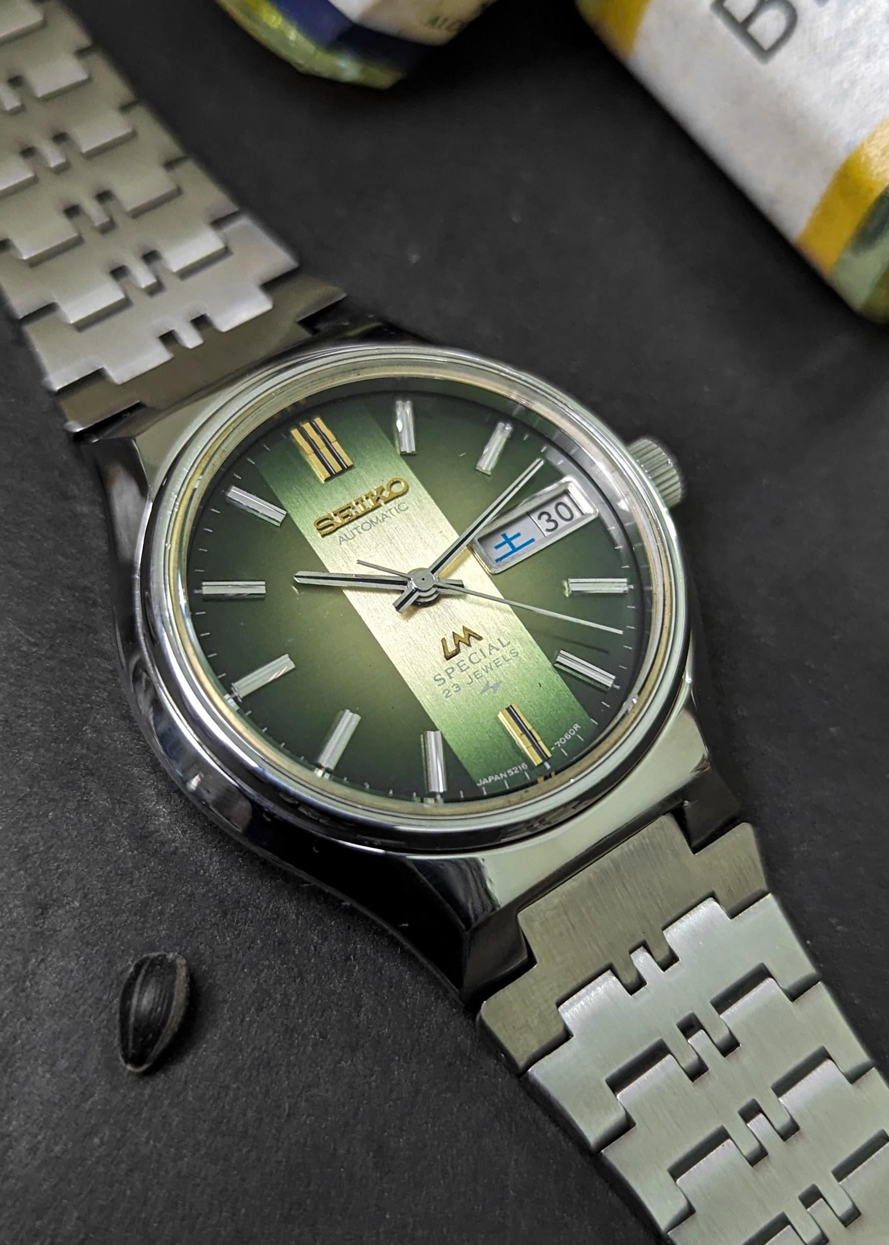 SEIKO LM SPECIAL 5216-7060 自動巻き 23石 中古 WTS] Vintage SEIKO LM ✨ Special Lord Matic - 23J 5216-7060