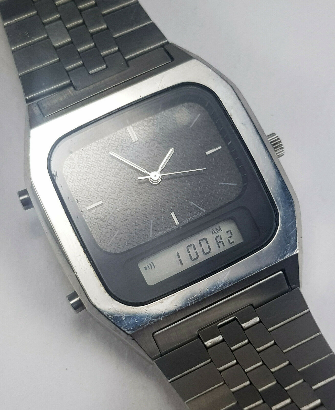 時計 SEIKO SILVER WAVE DIGI-ANA H449 DAINI 1982 Seiko H449-5040 SilverWave Ana-Digi - Chrono Collect