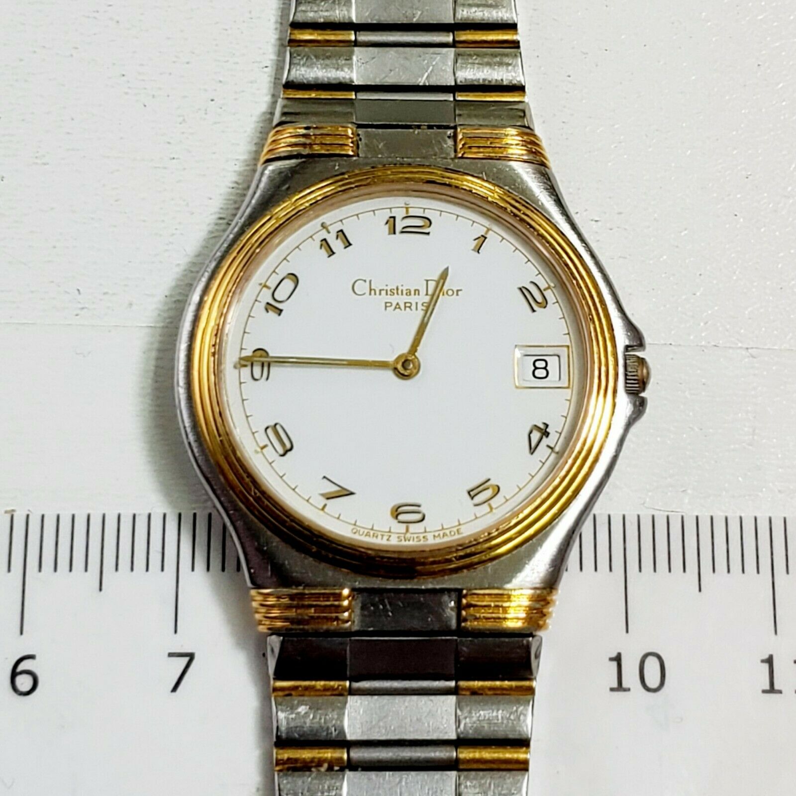 【ジャンク】Dior ディオール DEPOSE 39.14.01 腕時計 RARE,UNIQUE Unisex Vintage SWISS Watch CHRISTIAN DIOR PARIS