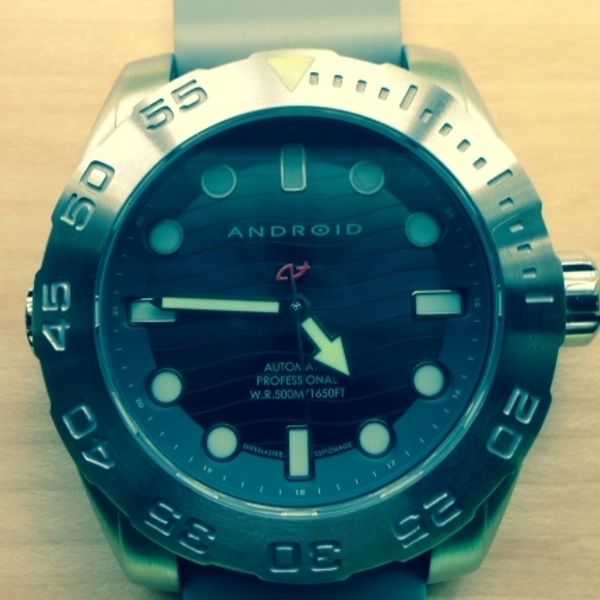 FS: (REDUCED) Android Divemaster Espionage Watch 500M WR Helium Valve ...