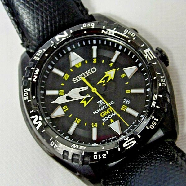 Seiko GMT Kinetic Men's Watch 5M85-0AE0 | WatchCharts