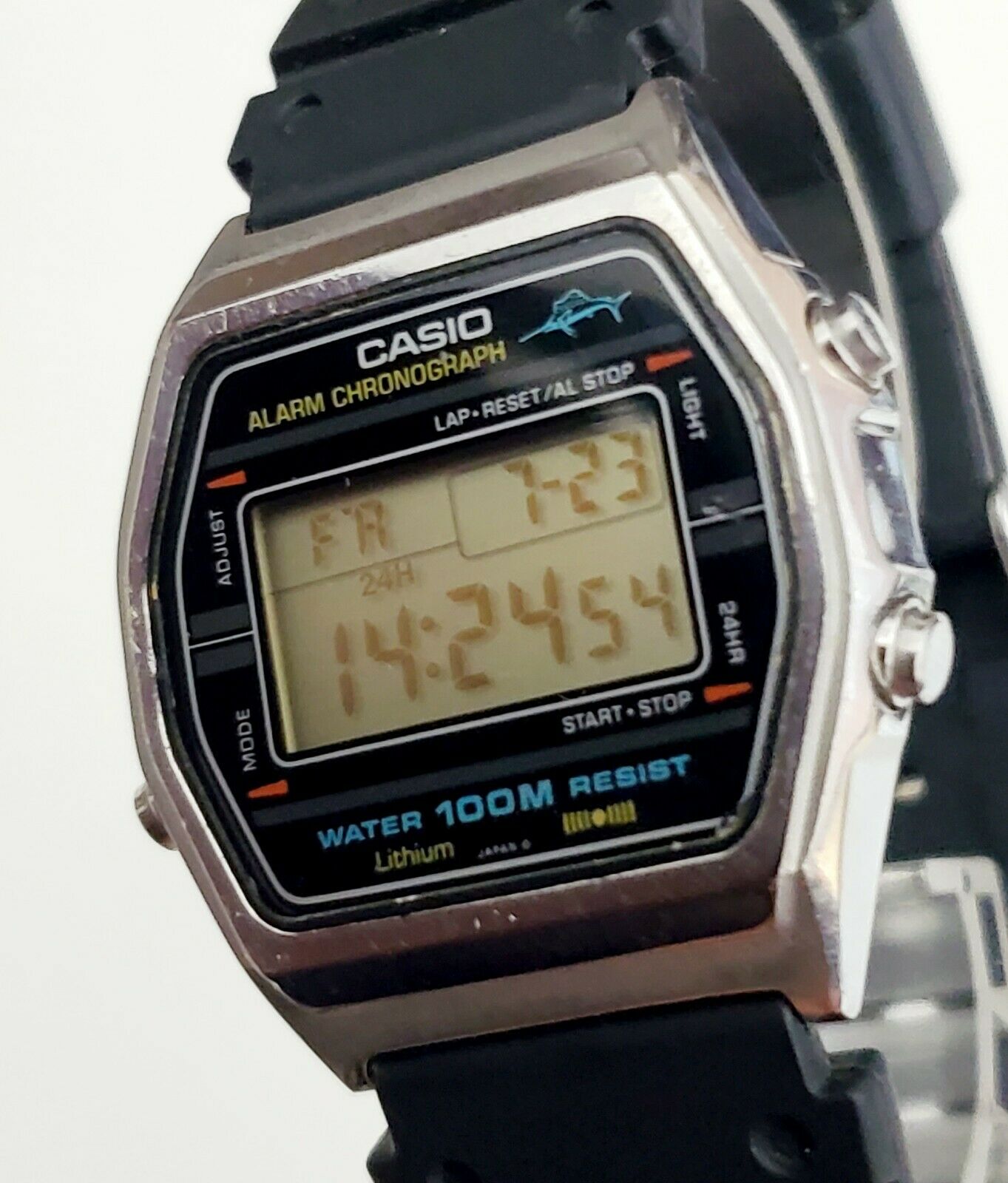 CASIO marlin 248 カシオ ビンテージ カジキ W-750 Very Rare 1980 Vintage CASIO W-750 (248) MARLIN Japan H 36mm