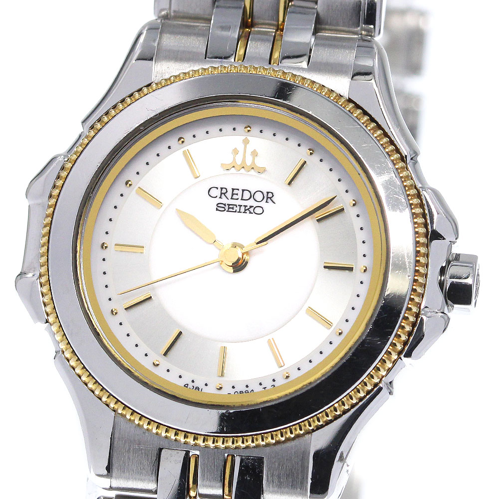 SEIKO Seiko Credor GSAS034 4J81 0B10 Quartz Ladies 722165 Used