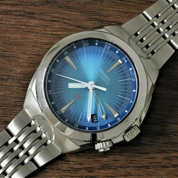 Seiko SUS 4S12 0010 GMT Blue SCFF009 Mechanical 4S15 | WatchCharts