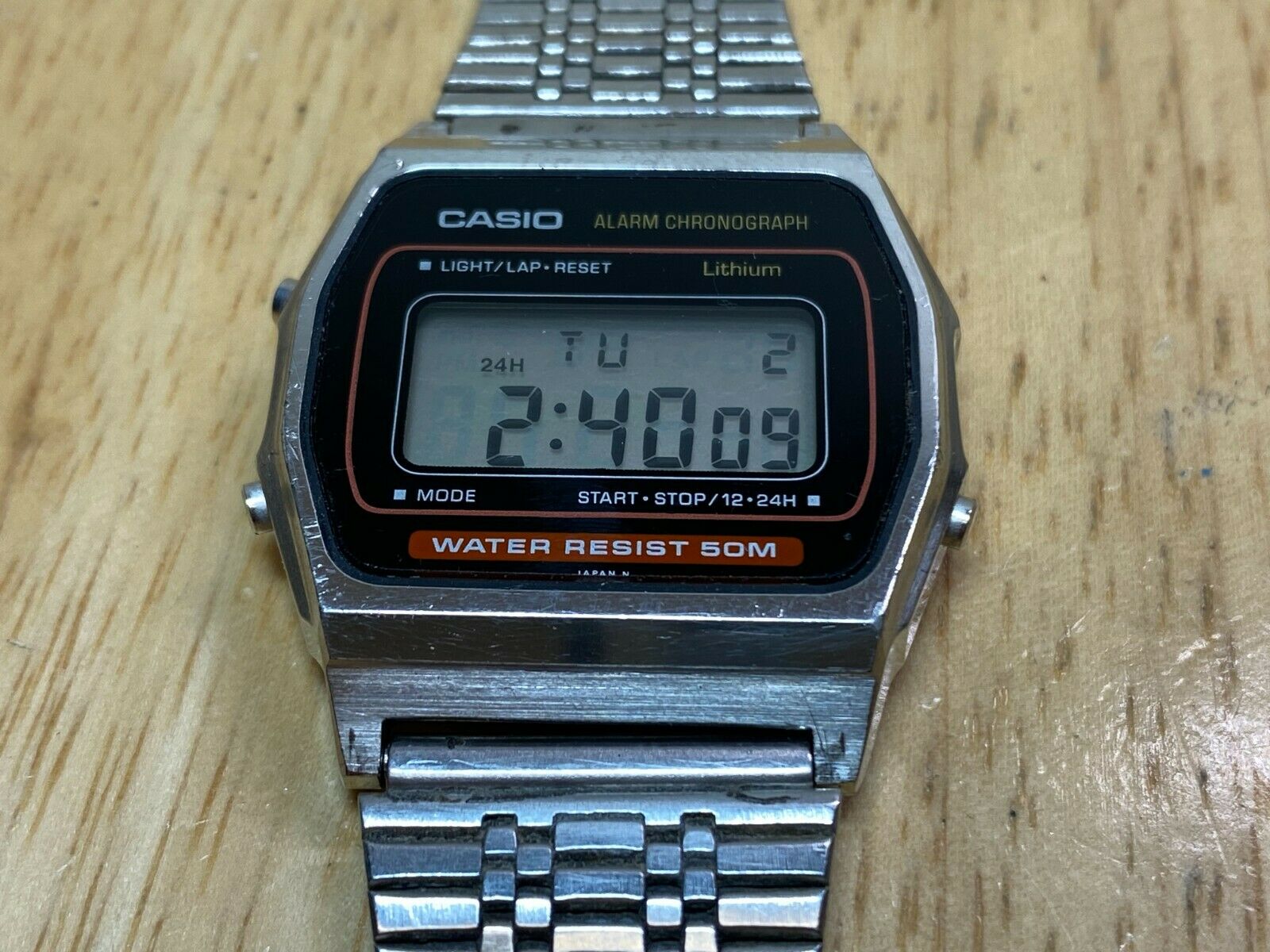 口コミ・レビュー評価が高いおすすめ人気商品の通販 Vintage Casio Japan W-34 Mod 415 Mens 50m Steel Digital 時計