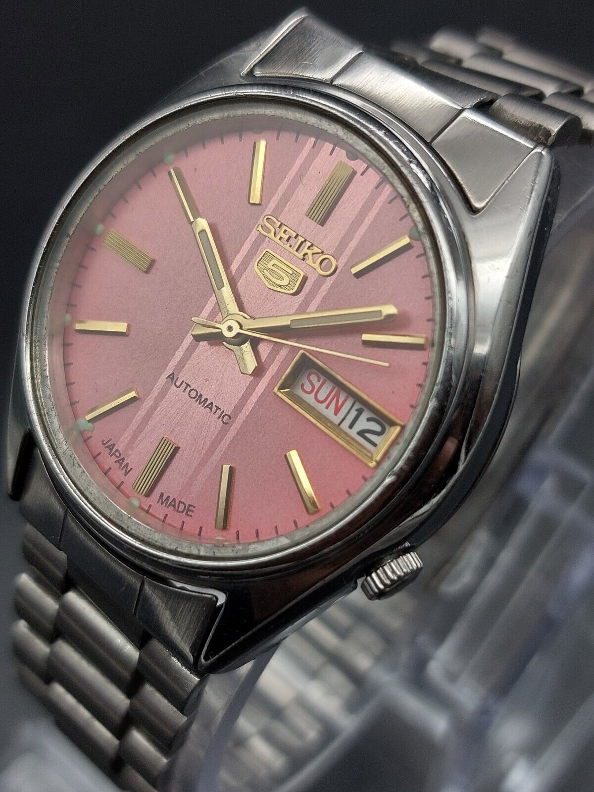 セイコー5 ピンク 7s26 SEIKO5 自動巻 セイコー5 ピンク 7s26 SEIKO5 自動巻 セイコー5 ピンク 7s26