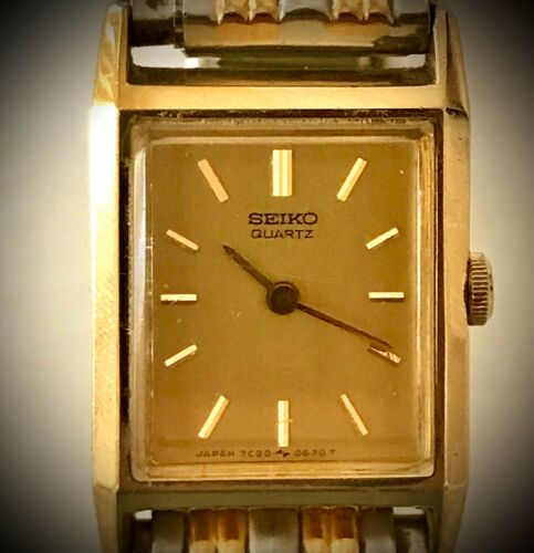 Seiko Quartz Ladies Watch 2C20 Works New Battery Japan Movement 2